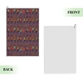 thumbnail image 2 of Pofeuu African Women Print Premium Golf Towel with Carabiner Clip Absorbent Microfiber Waffle Pattern Golf Towel for Golf Bag Trolly Belt Loop, 2 of 8