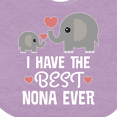 thumbnail image 4 of Inktastic Best Nona Ever Grandchild Boys or Girls Baby Bib, 4 of 4