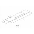 thumbnail image 2 of Dawn Square Series Glass Shelf, 2 of 2