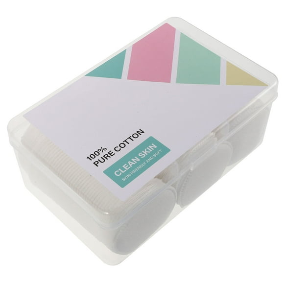 Minkissy Triple Layer Cotton Makeup Remover Pads Soft Disposable Face Rounds for Skin Care