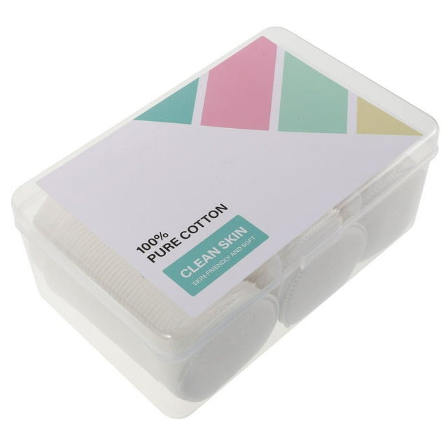 Minkissy Triple Layer Cotton Makeup Remover Pads Soft Disposable Face Rounds for Skin Care