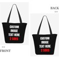 thumbnail image 4 of Custom Tote Bag With Logo Photo, Custom Bag, Personalized Shopping Bags Reusable Grocery Bags Bulk For Work Travel Gifts, 4 of 8