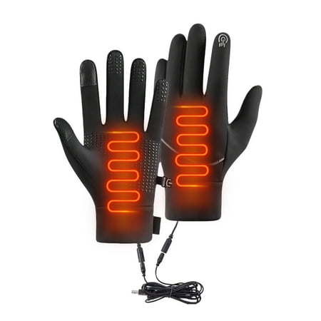 Heated Gloves for Men and Women, Rechargeable Electric Gloves Battery Hand Warmer for Winter Sports Snow Biking Riding Skiing