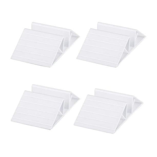Patas de soporte para puerta de mascotas, herrajes de refuerzo para paneles de puerta, puerta para perros en interiores Juego de 4 piezas