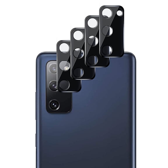 UZWZW (4 Pack) Tempered Glass Camera Lens Protector for Samsung Galaxy S20 FE 5G / 4G (6.5 inch)