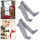 thumbnail image 3 of 2 Pares Calcetines Acogedores Invierno Esponjosos Y para Mujer (gris Claro), 3 of 4