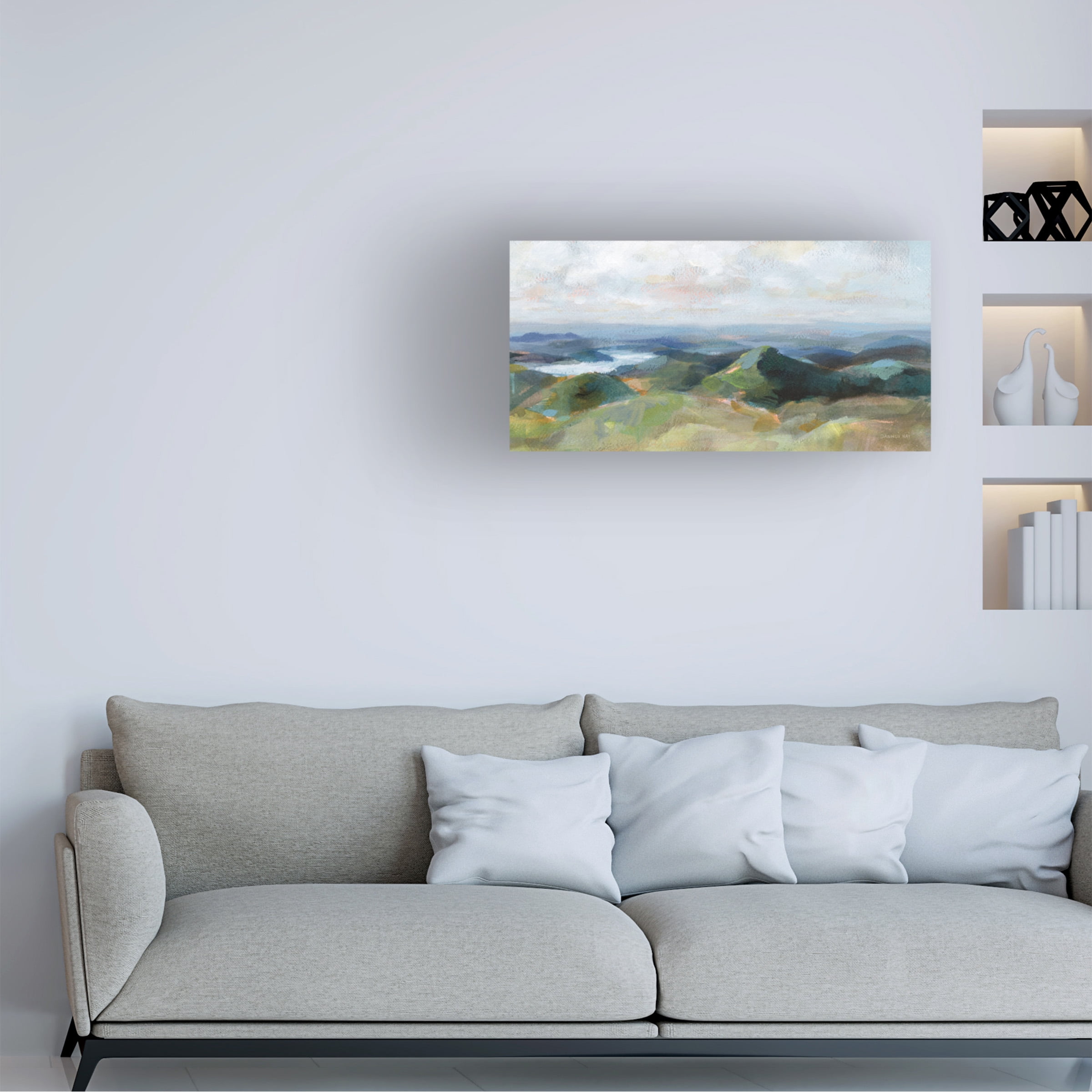 Danhui Nai 'Above the Lakes Crop II' Canvas Art