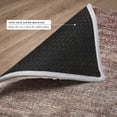 thumbnail image 6 of Addison Rugs Dream Shag Premium Machine Washable Transitional Horizontal Bars Burgundy Rectangle Rug, 3' x 5', 6 of 8