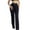 Black, variant on Ecqkame Women High Waist Casual Wide Leg Long Palazzo Pants Clearance Fashion Women Comfortable Solid Color Leisure Pants High Waist Pants Khaki M