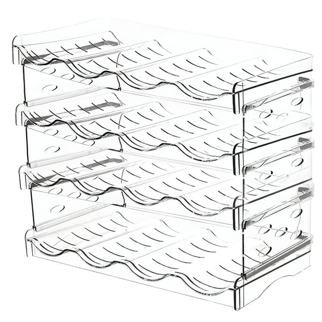 Organizador Porta Botellas de 4 Niveles Brandtrendy en Material PET