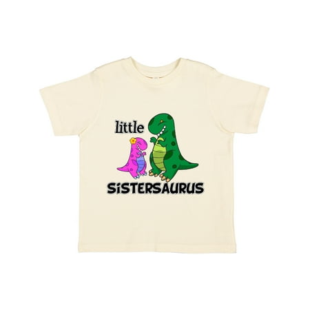 

Inktastic Little Sistersaurus Gift Toddler Toddler Girl T-Shirt