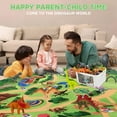 thumbnail image 4 of Dinosaur Toys with 20 Realistic Dinosaur Figures&Activity Play Mat, Dinosaur Play Set Christmas Gifts for Kids Toddler Toy Age 3-7, 4 of 7