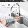 thumbnail image 7 of Coolnut Winter Holiday 2PCS Kitchen Faucet Mat Bathroom Faucet Mat Sink Microfiber Cloth Faucet Splash Catcher Faucet Mat Dish Drying Mat Sink Mat for Kitchen Sink 30x5in, 7 of 7