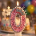 thumbnail image 5 of Numeral Birthday Candles, Cartoon Style Number Cake Toppers, Non-Toxic Wax, Decorative Birthday Party Favors for Toddler Boys Girls and Festive Celebrations, J, 5 of 6