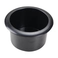 thumbnail image 5 of BESTYASH Black Plastic Cup Holder Insert for Sofa, Boat, and Game Table - and Sturdy Design, 5 of 8