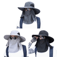 thumbnail image 1 of Sombrero Pesca Con Protección UV para El Ancha Hombres (gris Oscuro), 1 of 9