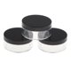 thumbnail image 3 of 3 piezas Capacidad 50 g 1,8 oz Contenedor compacto suelto de plástico reutilizable vacío DIY Negro, 3 of 9