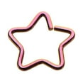 thumbnail image 1 of Star Nose Ring 18g Split Ring Perfect For Nose, Rook 5/16 8mm, 1 of 7