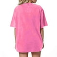 thumbnail image 3 of vigerkar Oversized Vintage t Shirts for Women Short Sleeve Cotton Casual Baggy Tees Trendy Crew Neck Loose Tops 2025 Hot Pink, XXL, 3 of 6