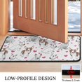 thumbnail image 3 of Bull Terriers and Hearts Door Rugs,Washable Non Slip Door Mats Indoor,Decorative Door Mats,Entry Mat Indoor for Entrance,Bedroom,Kitchen,Bathroom,30"x17", 3 of 6