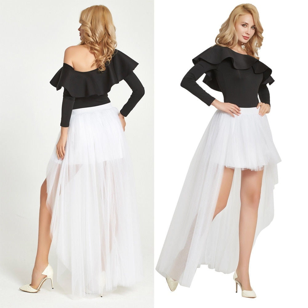 High low tulle skirt vintage best sale