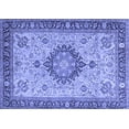 thumbnail image 1 of Ahgly Company Indoor Rectangle Medallion Blue Traditional Area Rugs, 8' x 12', 1 of 4