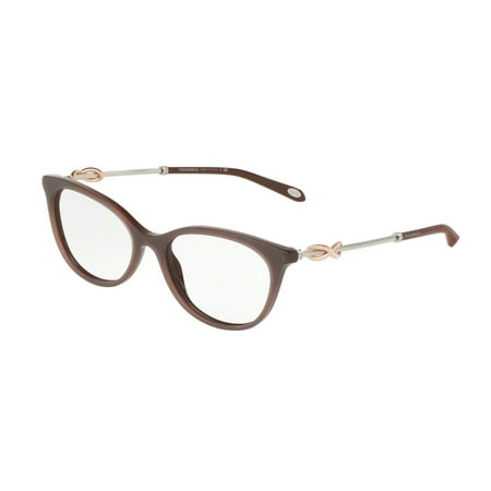 Tiffany 0TF2142B Full Rim Oval Womens Eyeglasses - Size 53 (Pearl Brown)