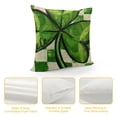 thumbnail image 4 of PHYHOO St Patrick's Day Pillow Cover Buffalo Plaid Lucky Decorations Holiday Farmhouse Spring Cushion Case Decor for Home Sofa Couch, 4 of 5