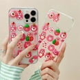 thumbnail image 4 of BINUFF Junk Phone Case, 3D Pink  Clear Phone Cover, for iPhone 6/8/11/se/12/13/14/15 Plus/Pro Max, 4 of 5