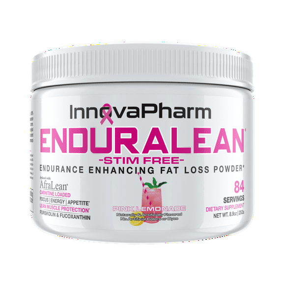 InnovaPharm Enduralean Stim Free Endurance Enhancing Fat Loss Powder - Pink Lemonade