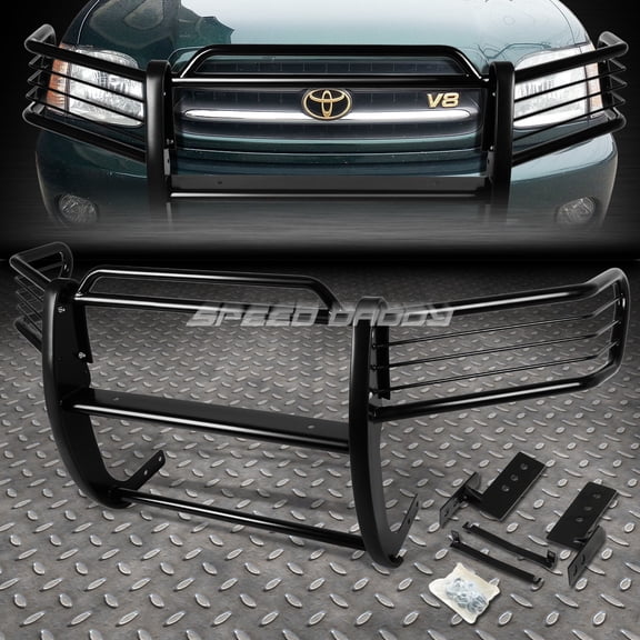 FOR 01-07 TOYOTA SEQUOIA BLACK COATED MILD STEEL FRONT BUMPER BRUSH GRILLE GUARD
