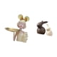 thumbnail image 5 of Conjunto moderno de estatuas de conejos con bandeja para guardar llaves. Figuras creativas de resina y cerámica para mueble de TV, mesa, dormitorio, e, 5 of 8