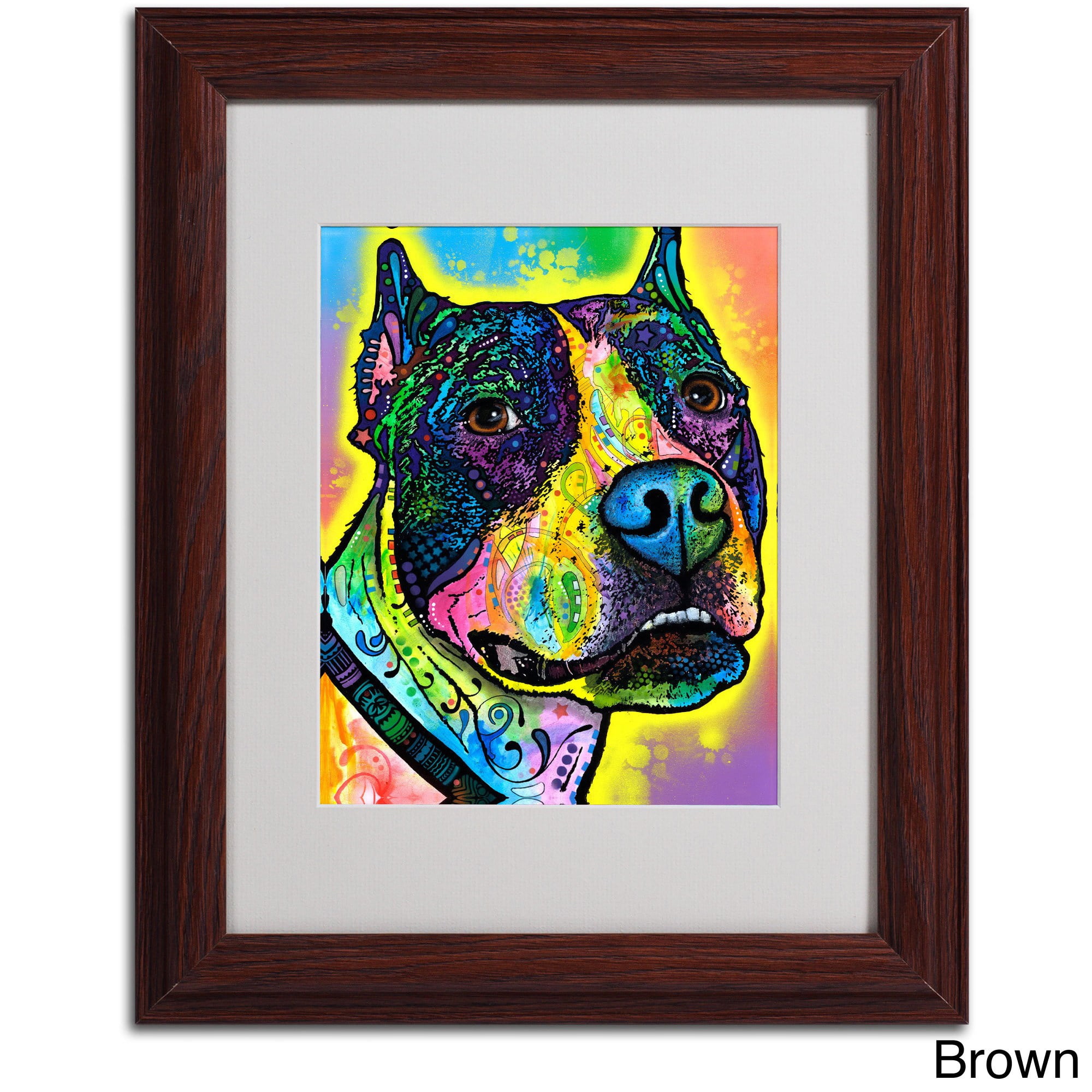 Trademark Fine Art "Justice" Canvas Art by Dean Russo, Black Frame