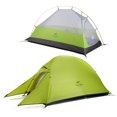 thumbnail image 2 of Naturehike, Cloud-up 1-person Camping Tent, 210T Polyester/20D Silicone Nylon, PU3000/4000mm, Ultralight Tent, Portable Outdoor Tent, Backpack Hiking Tent, 2.6/3.3 lbs., 2 of 16