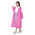 thumbnail image 2 of Thickened EVA Rain Poncho for Adults, Reusable Waterproof Raincoat with Hood, Portable Outdoor Rain Gear for Hiking Cycling Commuting, Unisex Cape-Style Rain Cape, 2 of 6