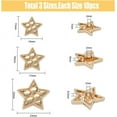 thumbnail image 2 of 30pcs 3 Sizes Star Sewing Buttons Light golden Alloy Shank Buttons Craft Blazer Button set for Clothes Shirts Blazer Suits Suits Sport Coat Uniform Jacket Sweaters, 2 of 6