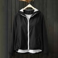 thumbnail image 7 of Diufon Athletic Jackets for Women Long Sleeve Lightweight Windbreaker Coat Outdoor Running Jacket with Pockets, 7 of 7