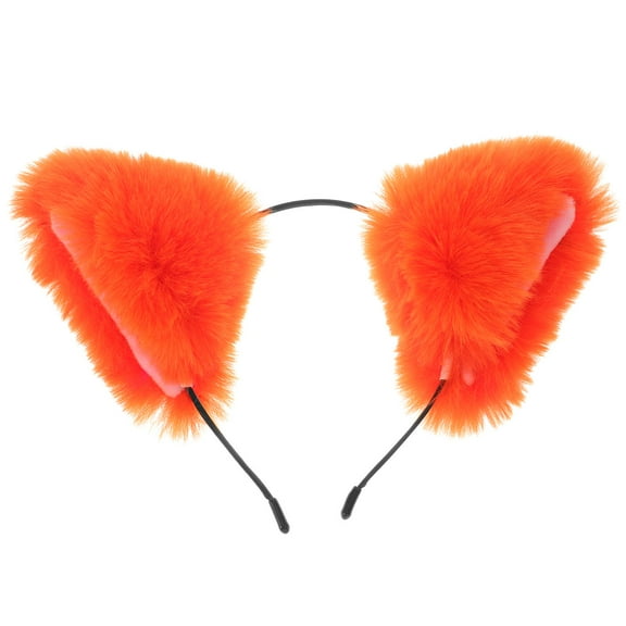 Amosfun Cosplay Animal Ears Plush Ear Hair Headband Costume Prop for 1Pack