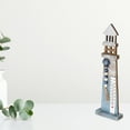 thumbnail image 2 of Maison Concepts Lighthouse With Beaded Garland And Thermometer 18", 2 of 3
