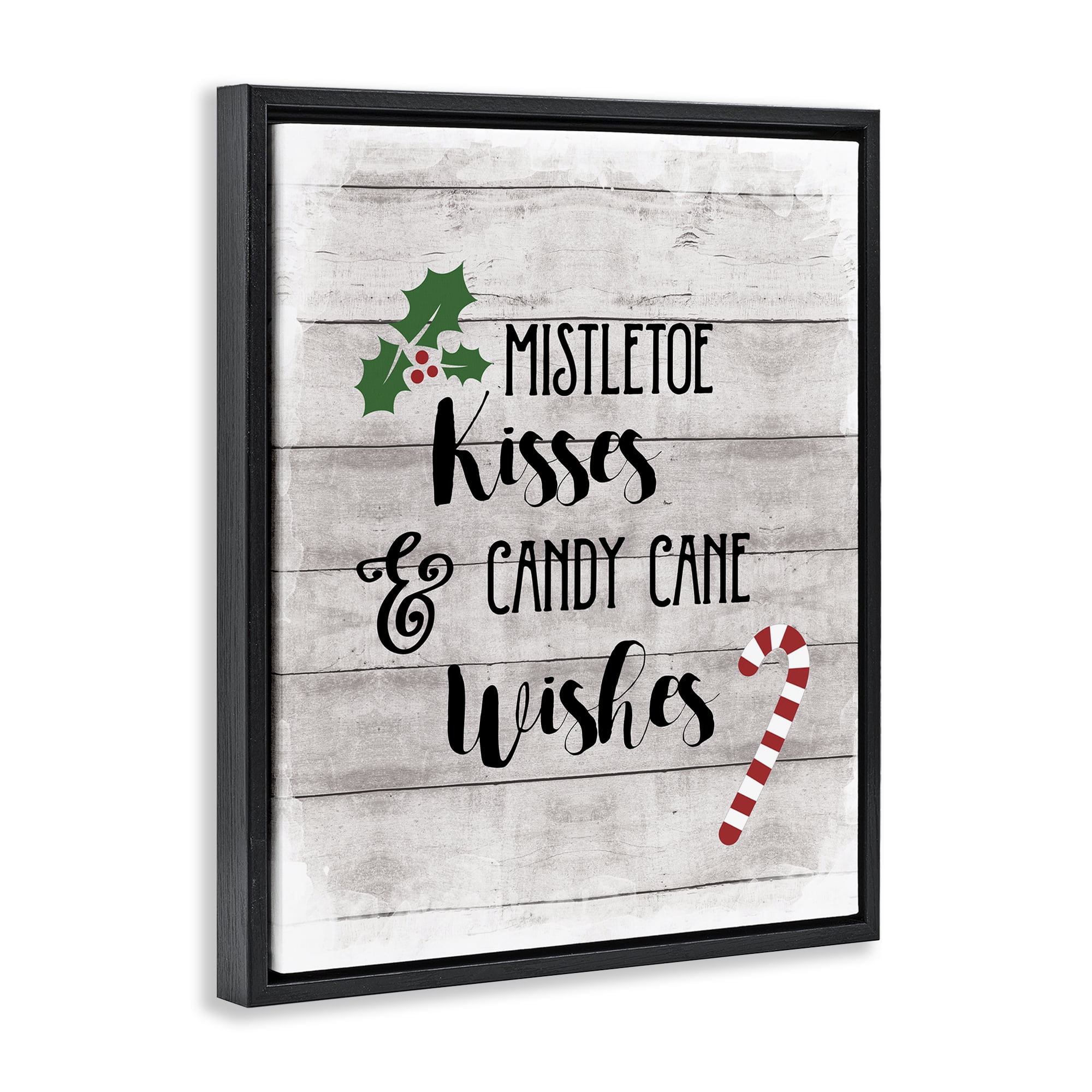 Stupell Industries Halloween Wonderful Time Holiday Painting Black Floater Framed Canvas Art Prints Wall Art, 17 x 21