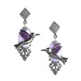 thumbnail image 1 of Silver Forest Hummingbird Layered Earrings, 1 of 4