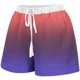 thumbnail image 4 of Mujeres Pantalones Cortos con Bolsillos Impresos Detalle Vendaje, Casual Y Suelto Ajuste Pantalones Cortos de las Mujeres para el Verano, 4 of 5