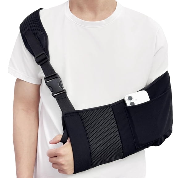 Arm Sling Shoulder for Men and Women Rotator Cuff Support Brace, Comfortable Medical Sling for Fit Left or Right Arm, Support, Shoulder, Wrist, Elbow, Clavicle Fracture Post-Surgery