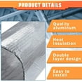 thumbnail image 4 of Garage Door Insulation Kit 10 PRE-CUT PCS: REFLECTIVE FOAM Panels 24x48" SHEETS, 4 of 8