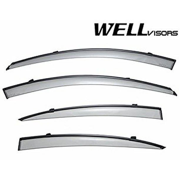 WellVisors Side Window Wind Deflector Visors Mazda 3 Sedan 2010 2011