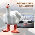 thumbnail image 3 of Adorno Creativo Resina Pato Con Dedo Estatua Pato Adorno para Coche Del Coche (B Naranja) Naranja Y Blanco, 3 of 9