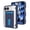 Darkblue, variant on Mynvo Case for Apple iPhone Duo, Slim Hard PC Wallet Phone Case with Card Holder Slot Anti-Fingerprint Shockproof Frosted Protective Cover with Camera Protection, Gray