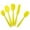 Yellow, variant on 5 Piece Spatula Set Kitchen Utensils, Usavan Heat-Resistant Non-Stick Silicone Spatula Set, BPA-Free Dishwasher Safe Cooking Baking Mixing Tools for Nonstick Cookware