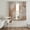 Ochre, variant on Orange Brown Modern Sheer Curtains 72 Inch Length 2 Panels Set, Abstract Contemporary Oil Painting Voile Window Treatment Rod Pocket Curtains Sheers Drapes for Bedroom/Living Room/Kitchen 52"x72"x2