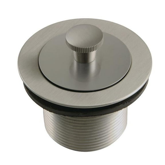 Kingston Brass DLL218 Trimscape Brass Lift & Turn Tub Drain, Brushed Nickel